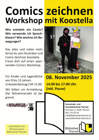 Comics zeichnen. Workshop mit Koostella