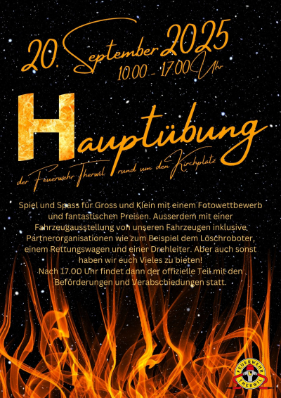 Hauptübung Feuerwehr Therwil