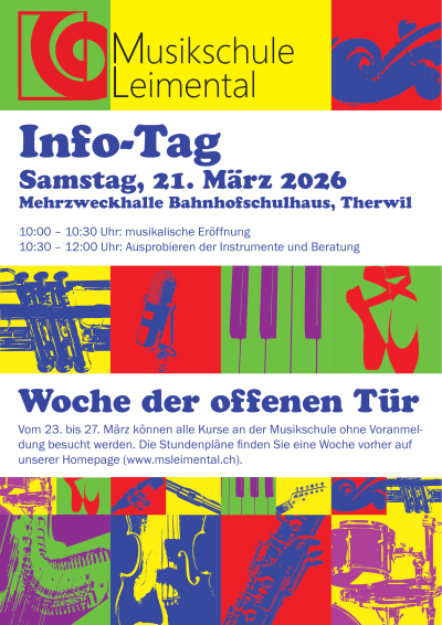 Info-Tag der Musikschule Leimental