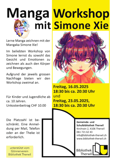 Manga Workshop mit Simone Xie