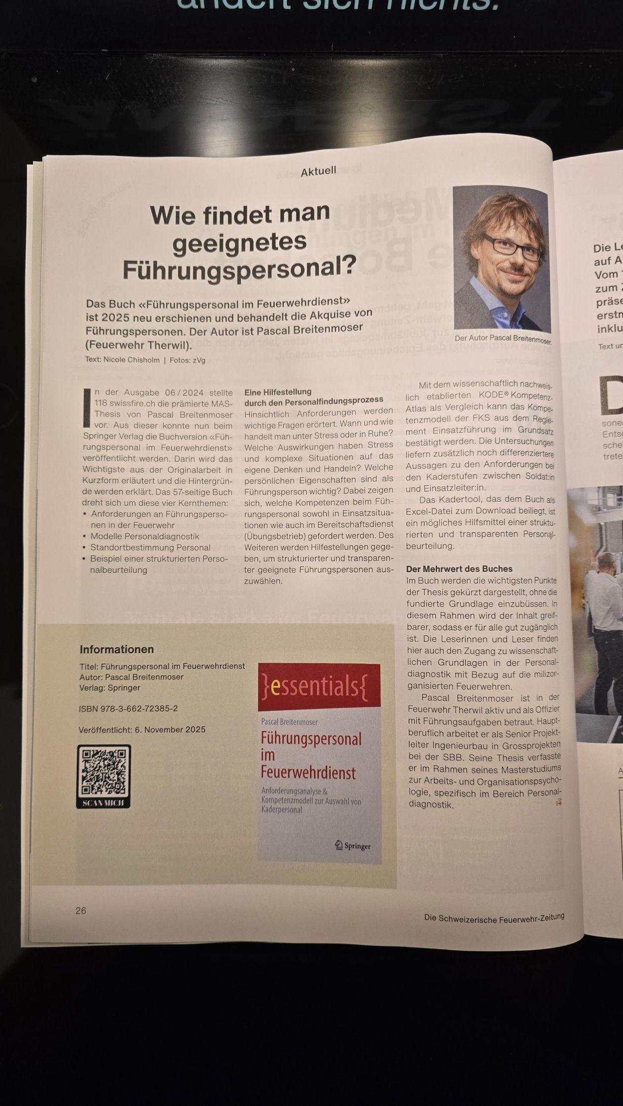 Auszug aus Feuerwehrzeitung