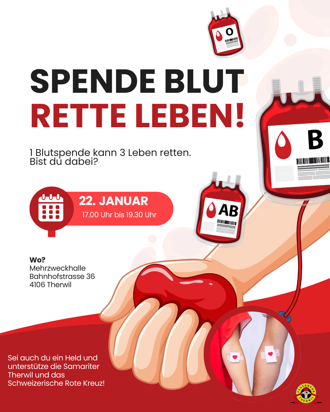 Blutspende Januar